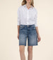 Kut Hailey Hailey High Rise Bermuda Vigor W/Dk Base Wash