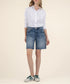 Kut Hailey Hailey High Rise Bermuda Vigor W/Dk Base Wash