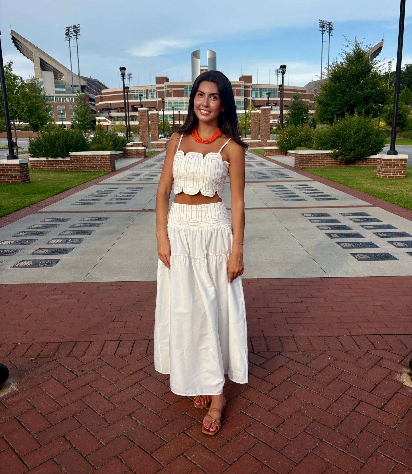 The Scalloped Chic Skirt Set