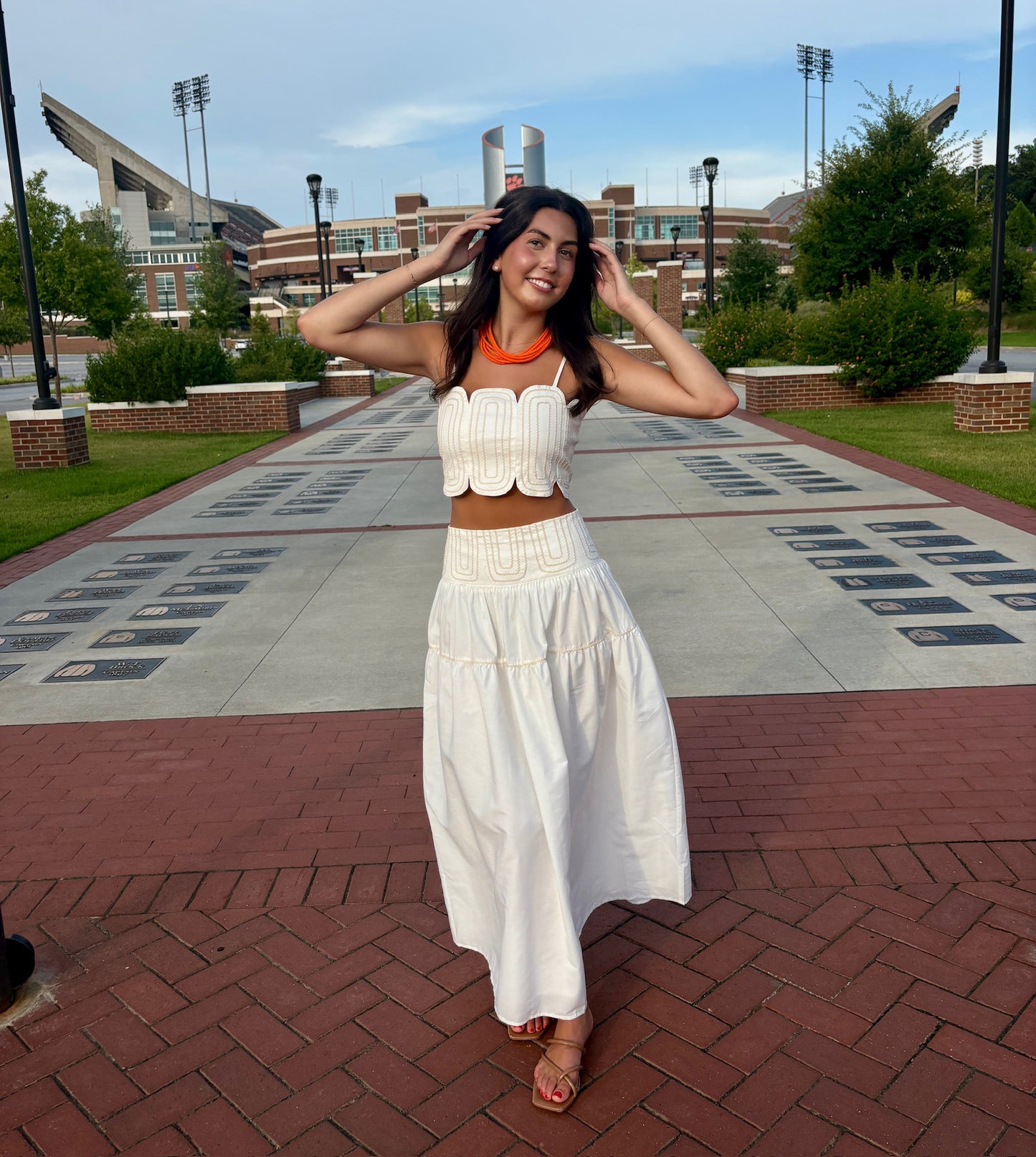The Scalloped Chic Skirt Set