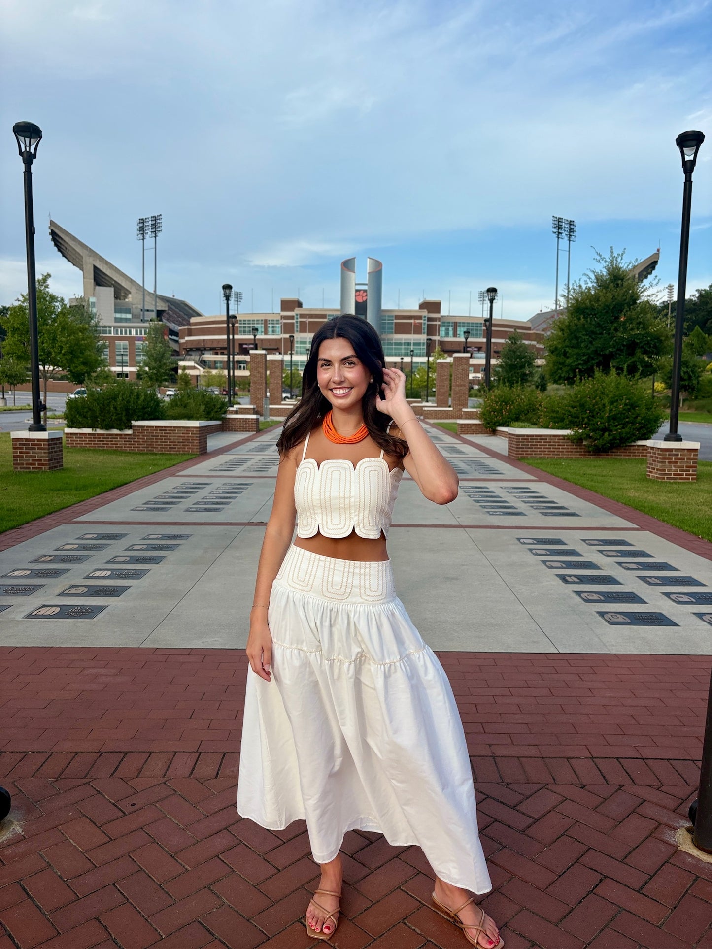 The Scalloped Chic Skirt Set