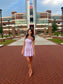 The Sweet Scalloped Dress Lavendar
