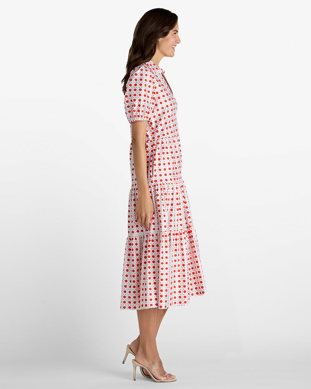 Jude Connally Portia Dress Rattan Aperol Gold