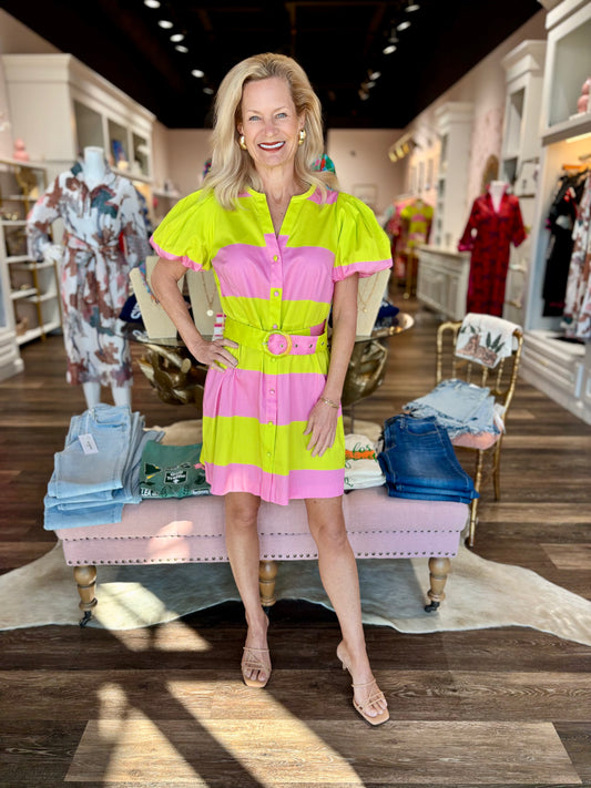 Alden Adair Blakely Dress Cabana Stripe