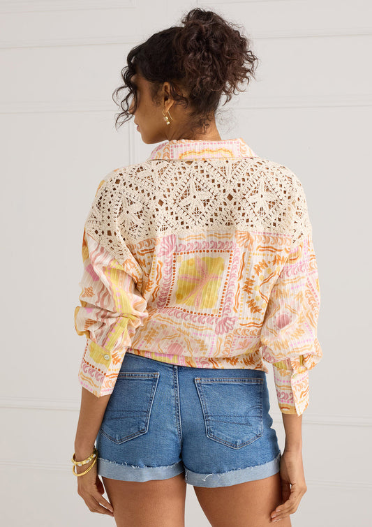 Alivia The Miranda Shirt Tahiti Tile