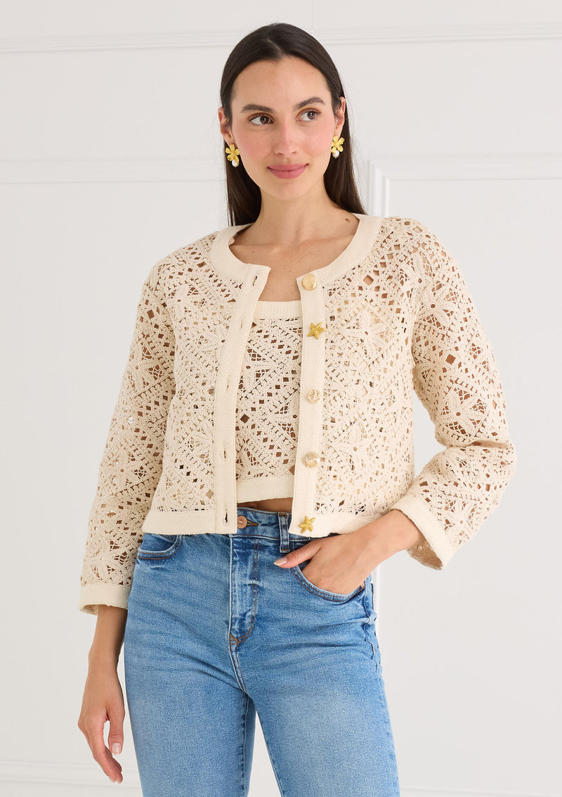 Alivia The Lola Jacket Seastar Crochet