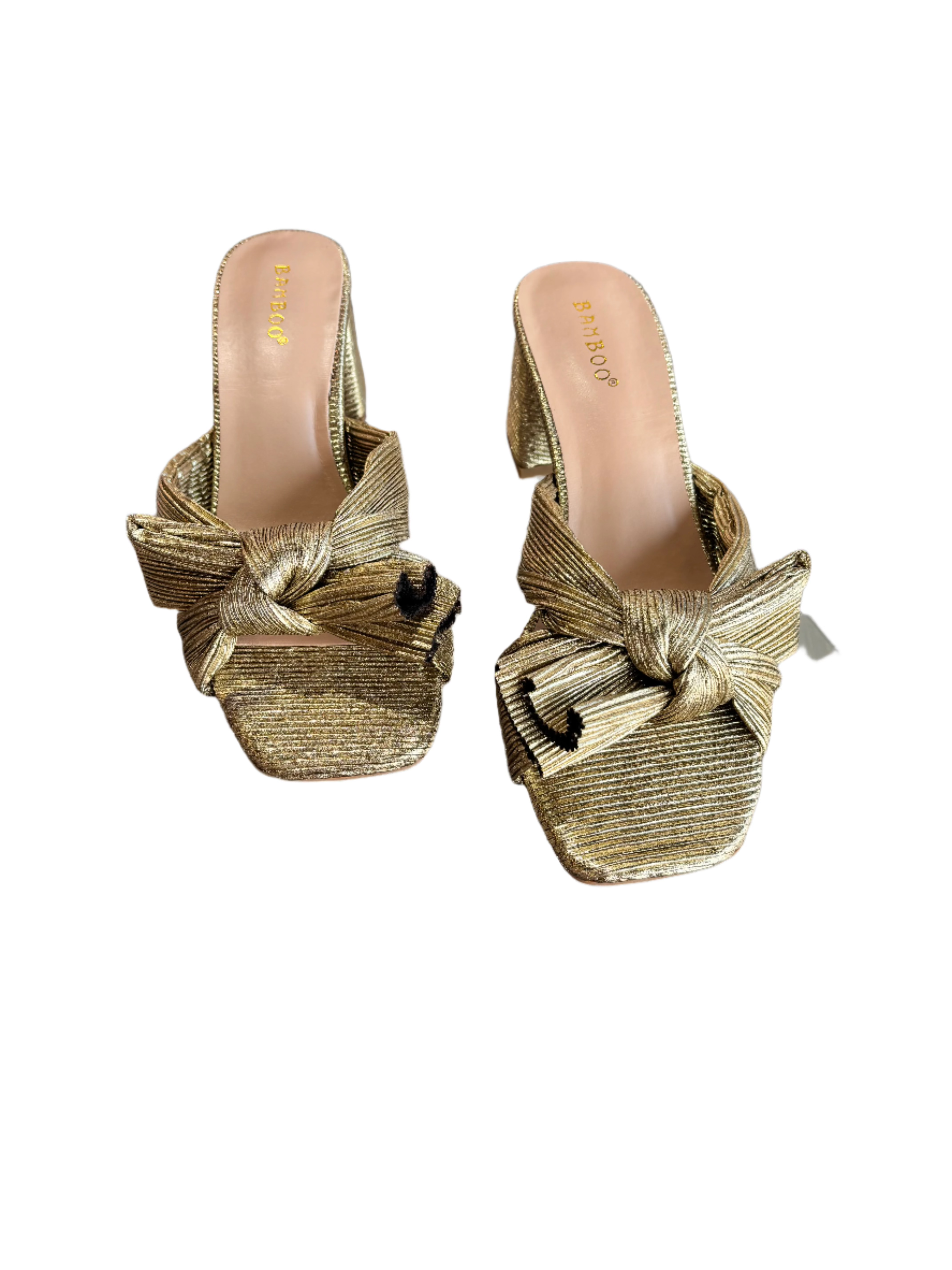 Gold Bow Heel