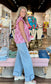 Risen Tummy Control High Rise Ankle Wide Cuffed Jean