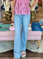 Risen Tummy Control High Rise Ankle Wide Cuffed Jean