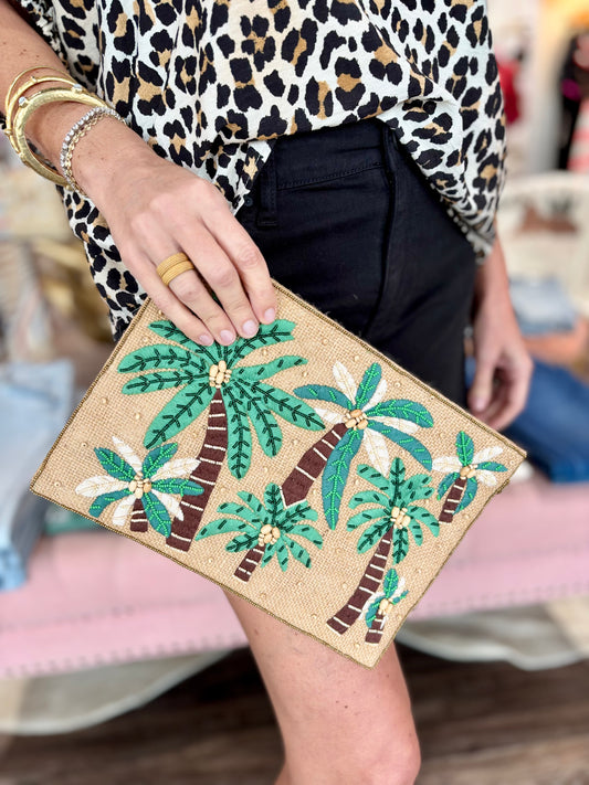 Palm Tree Clutch