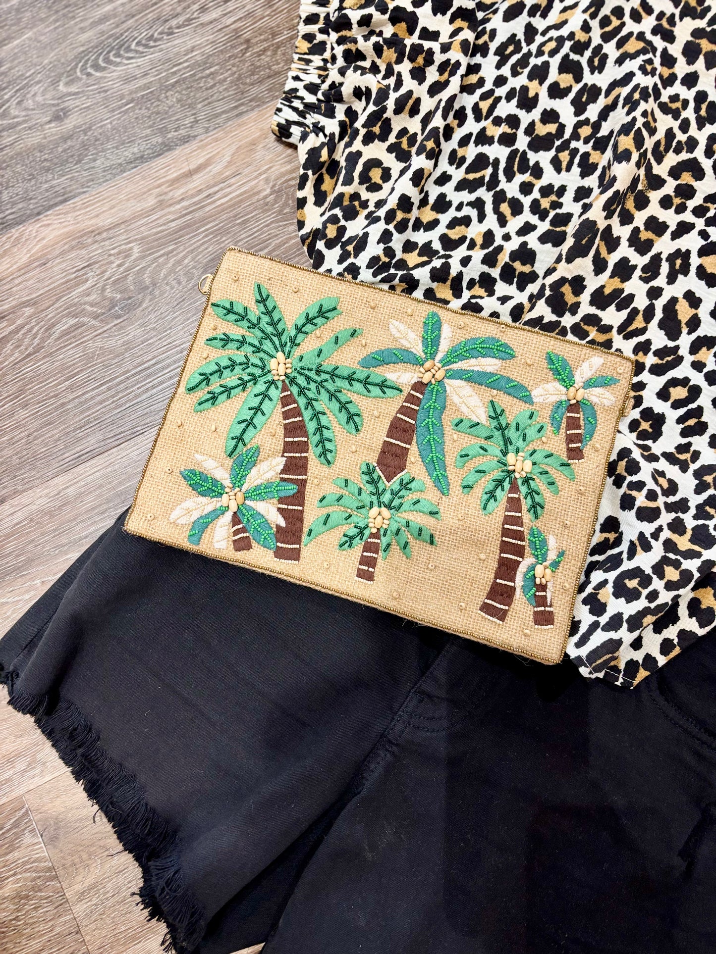 Palm Tree Clutch