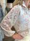 Boho Chic Floral Embroidered Blouse