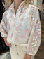 Boho Chic Floral Embroidered Blouse