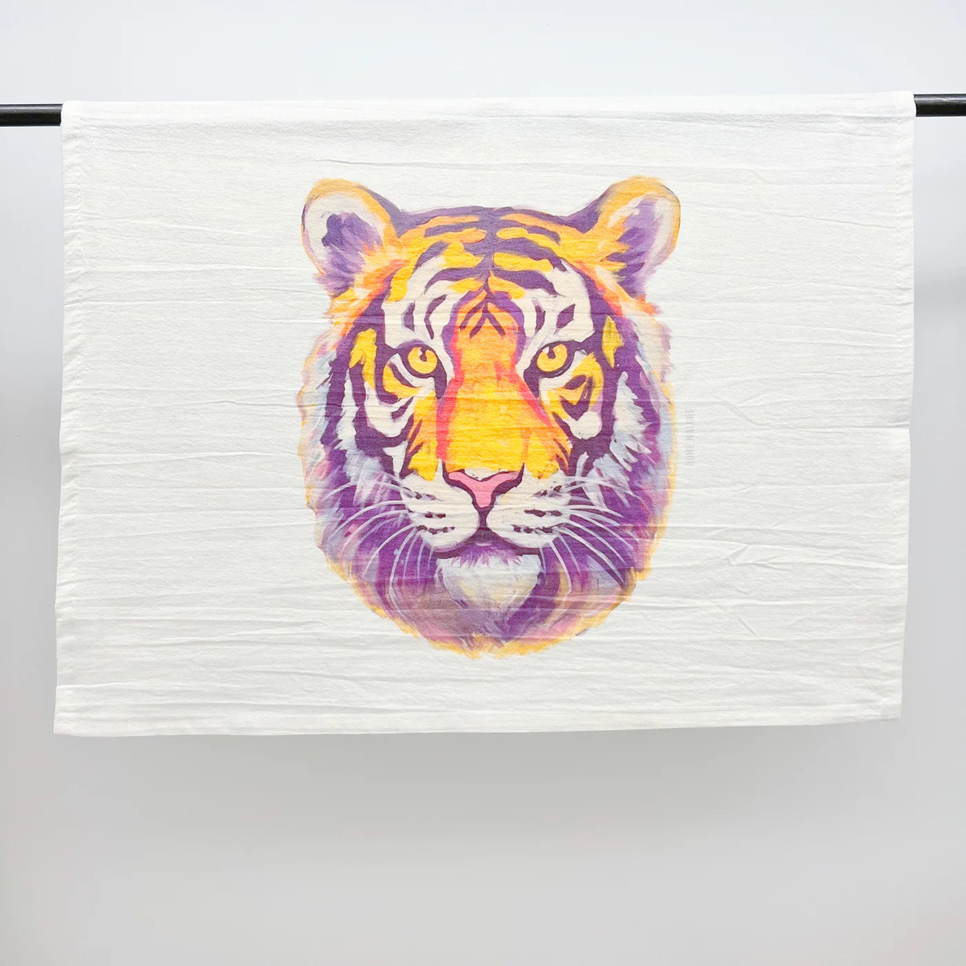 Purple Tiger Tea Towel Tea Towel