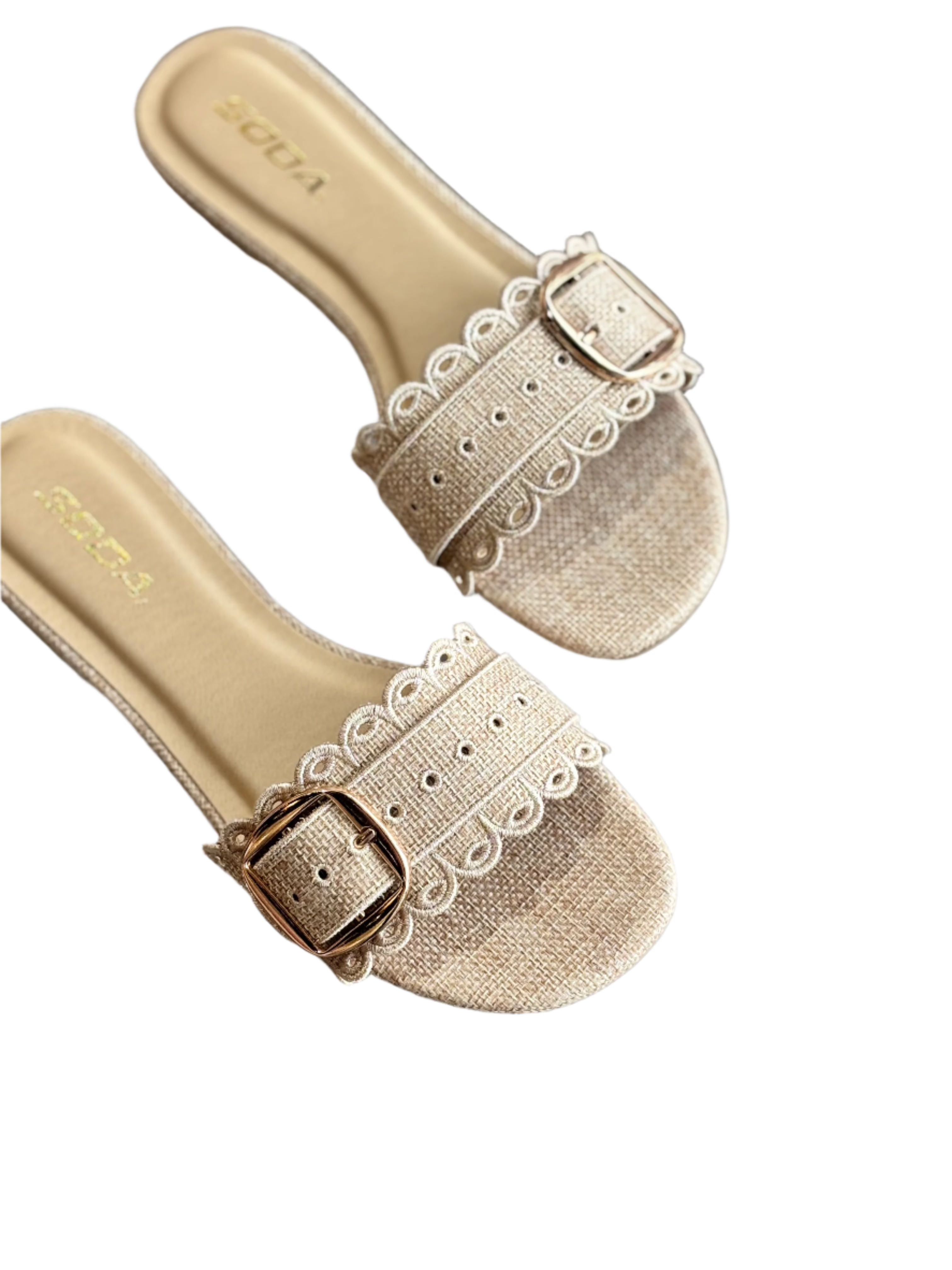 Raffia Sandal