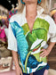 Emily McCarthy Poppy Top Linen Bellamy Leaves