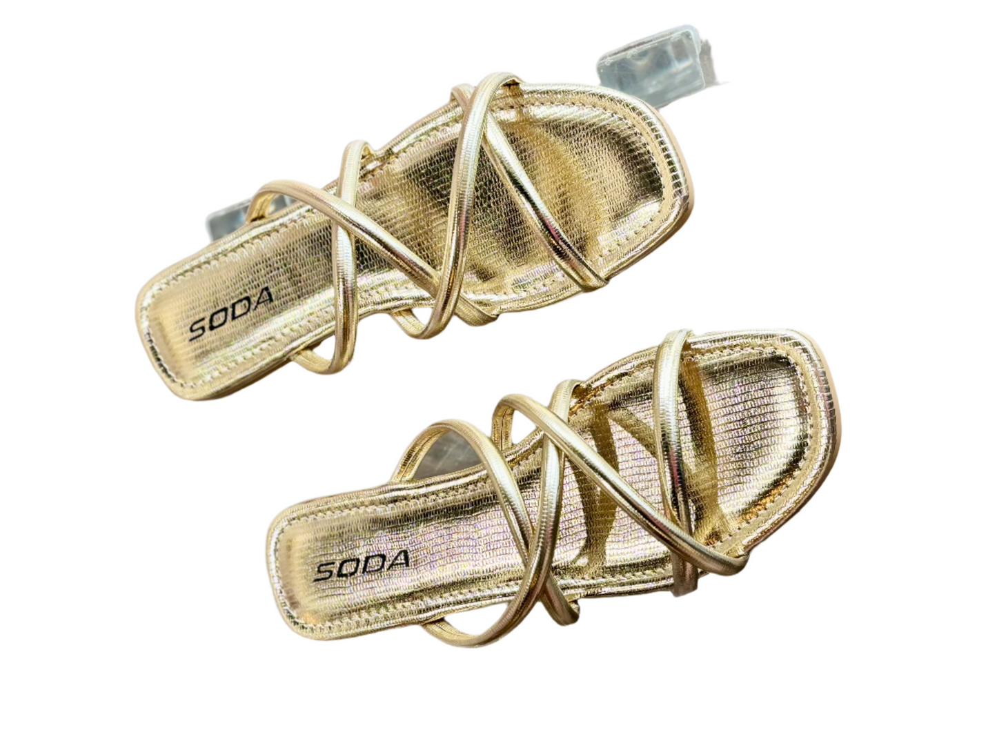 Gold Strap Sandal