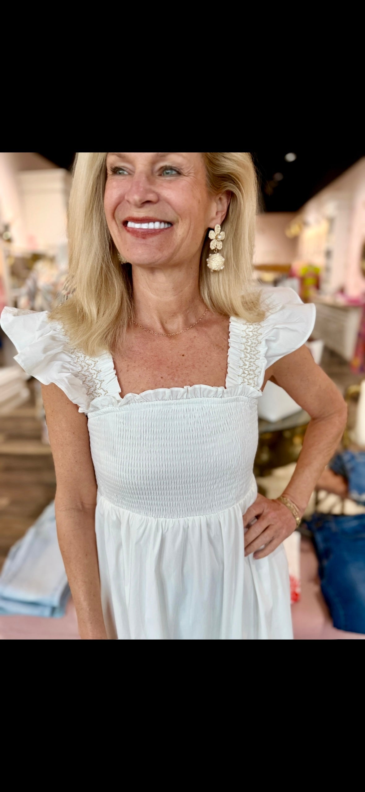 White Sun Dress