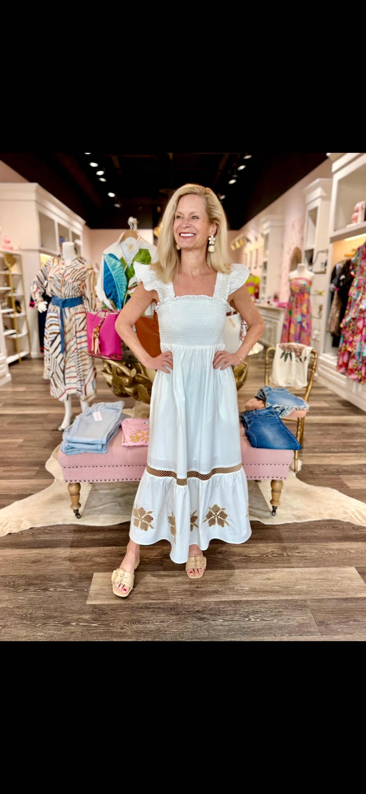 White Sun Dress