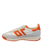 Back 70 Barkley Jogger in White Orange Sneakers