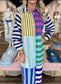 Briton Court Sienna Linen Stripe Midi Dress