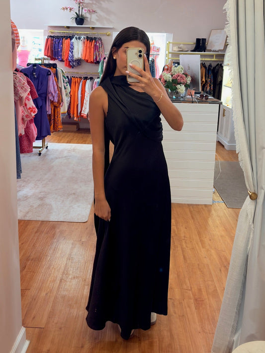 The Celeste Gown Black
