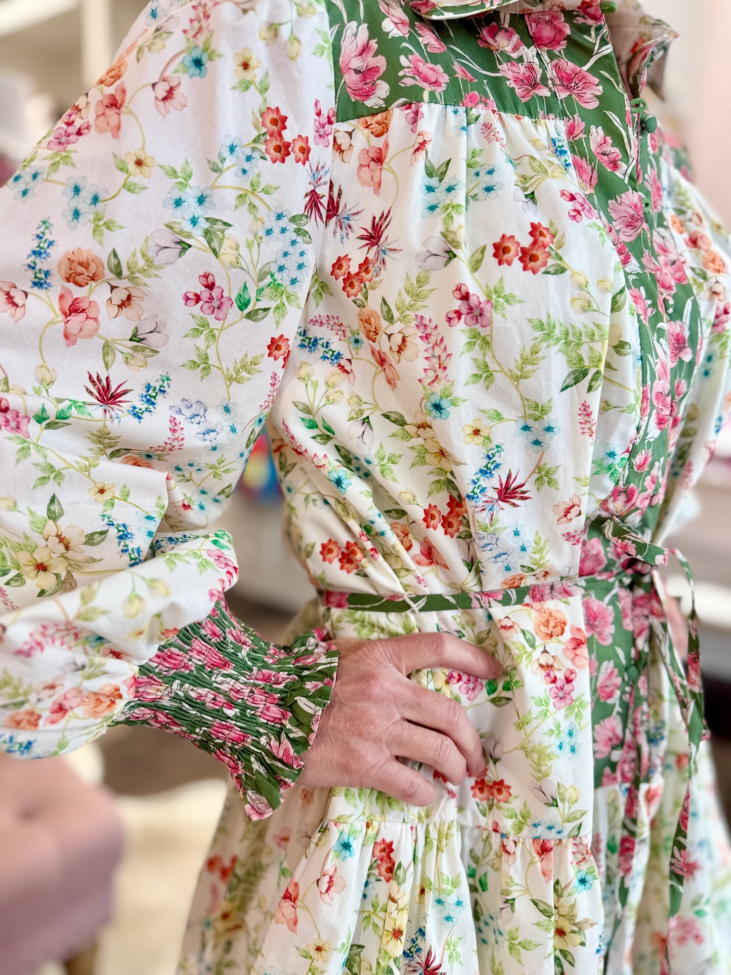 Spring Garden Mini Dress