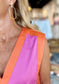 Emily McCarthy Shift Dress Coral Pink