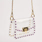 Jackie in Purple Clear Handbag