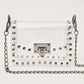 Jackie in Gunmetal Clear Handbag
