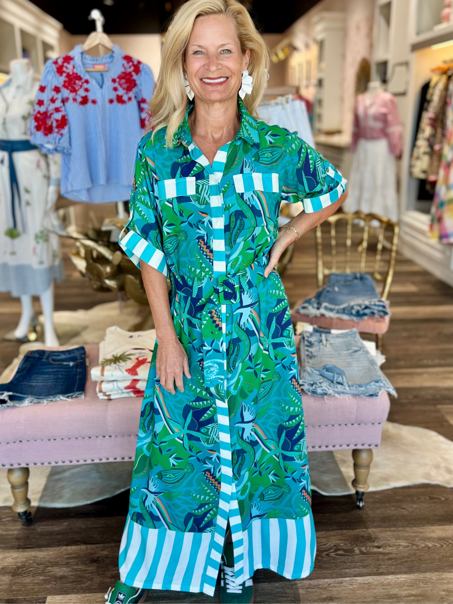 Briton Court Elena Midi Dress