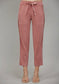 Contrast Satin Lounge Set Rose