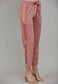 Contrast Satin Lounge Set Rose