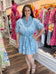 Beau and Ro Monica Dress Blue Swirl