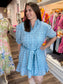 Beau and Ro Monica Dress Blue Swirl