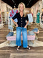 Kut Meg High Rise Wide Leg Fab Ab