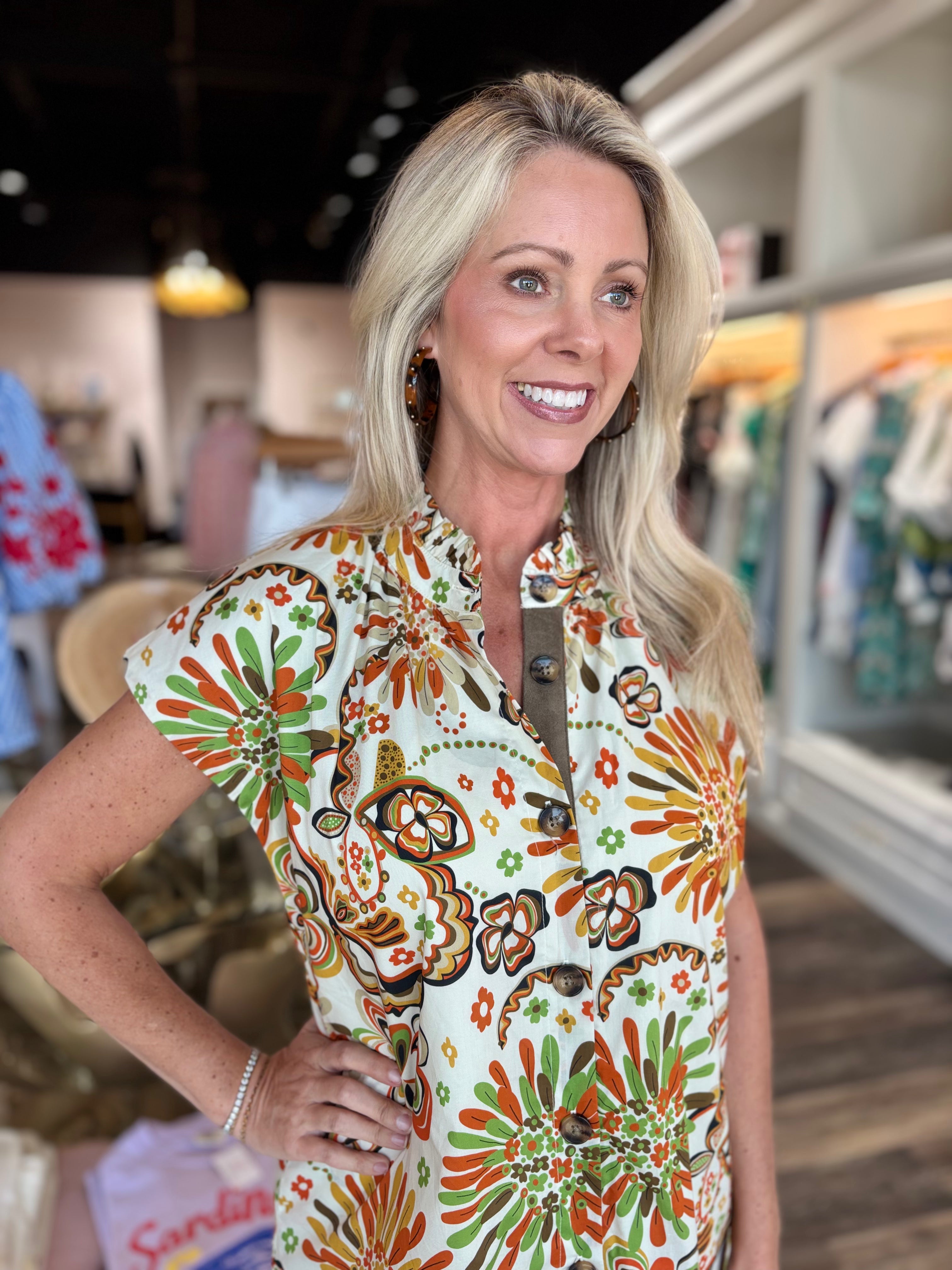Retro Flower Dress