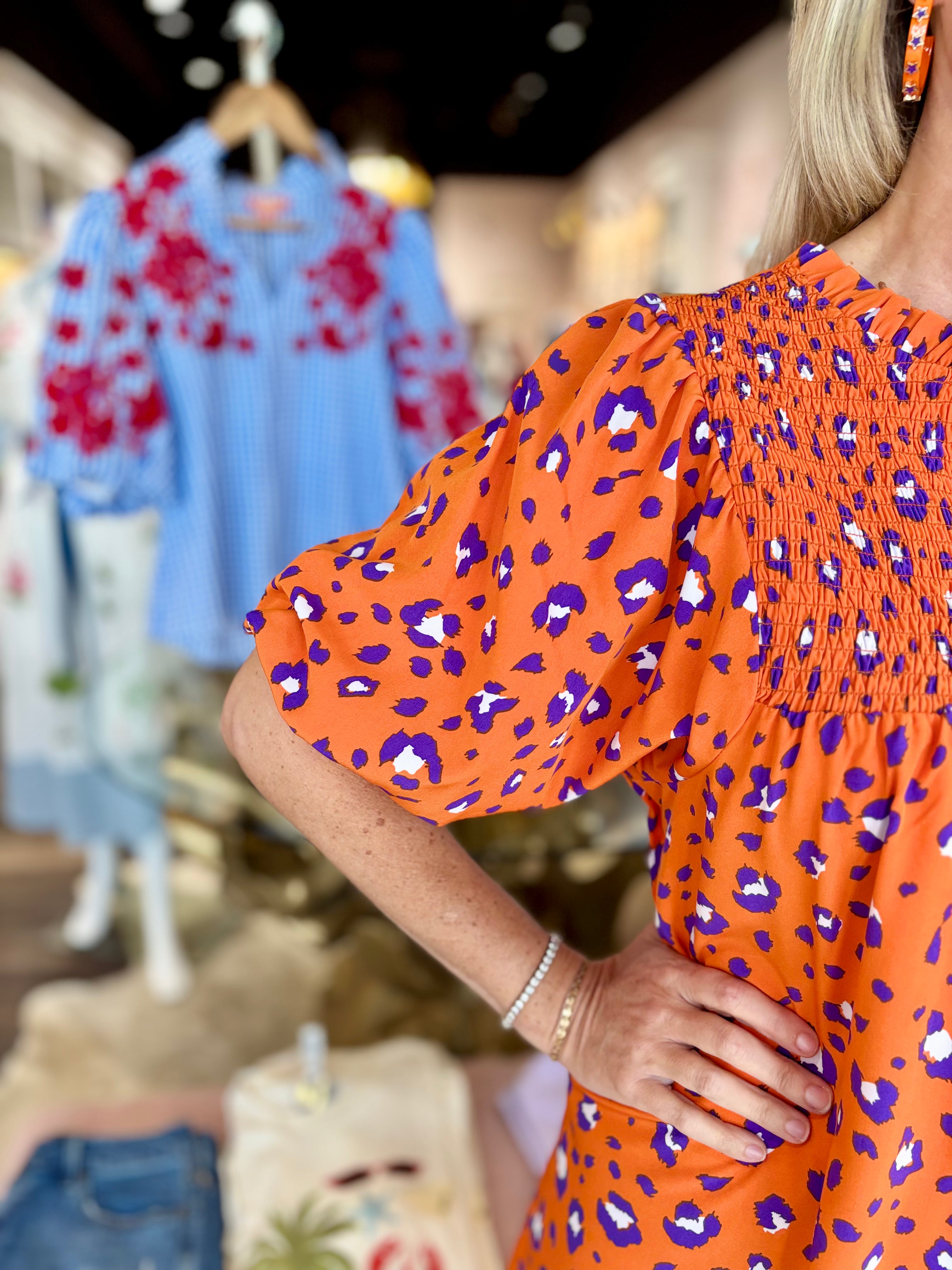 Orange and Purple Party Animal Dress