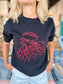 Gamecock Short Sleeve Sweater Black