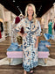 Jade Ethnic Border Maxi Shirt Dress