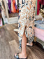 Jade Ethnic Border Maxi Shirt Dress
