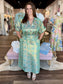 Caryn Lawn Coco Jacquard Lime