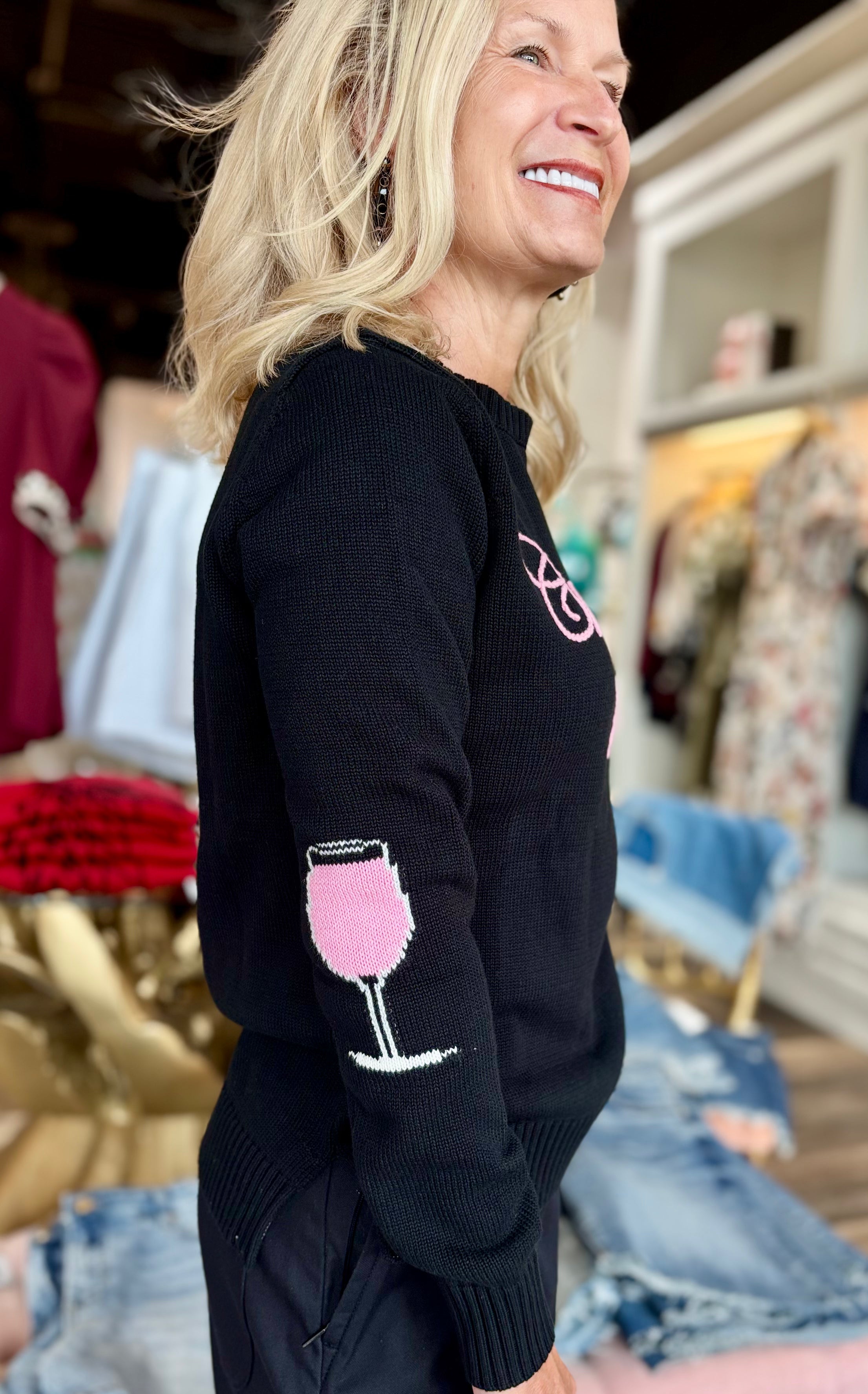 Champagne Please Sweater