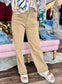 Kut Charlotte High Rise Wide Leg Caramel