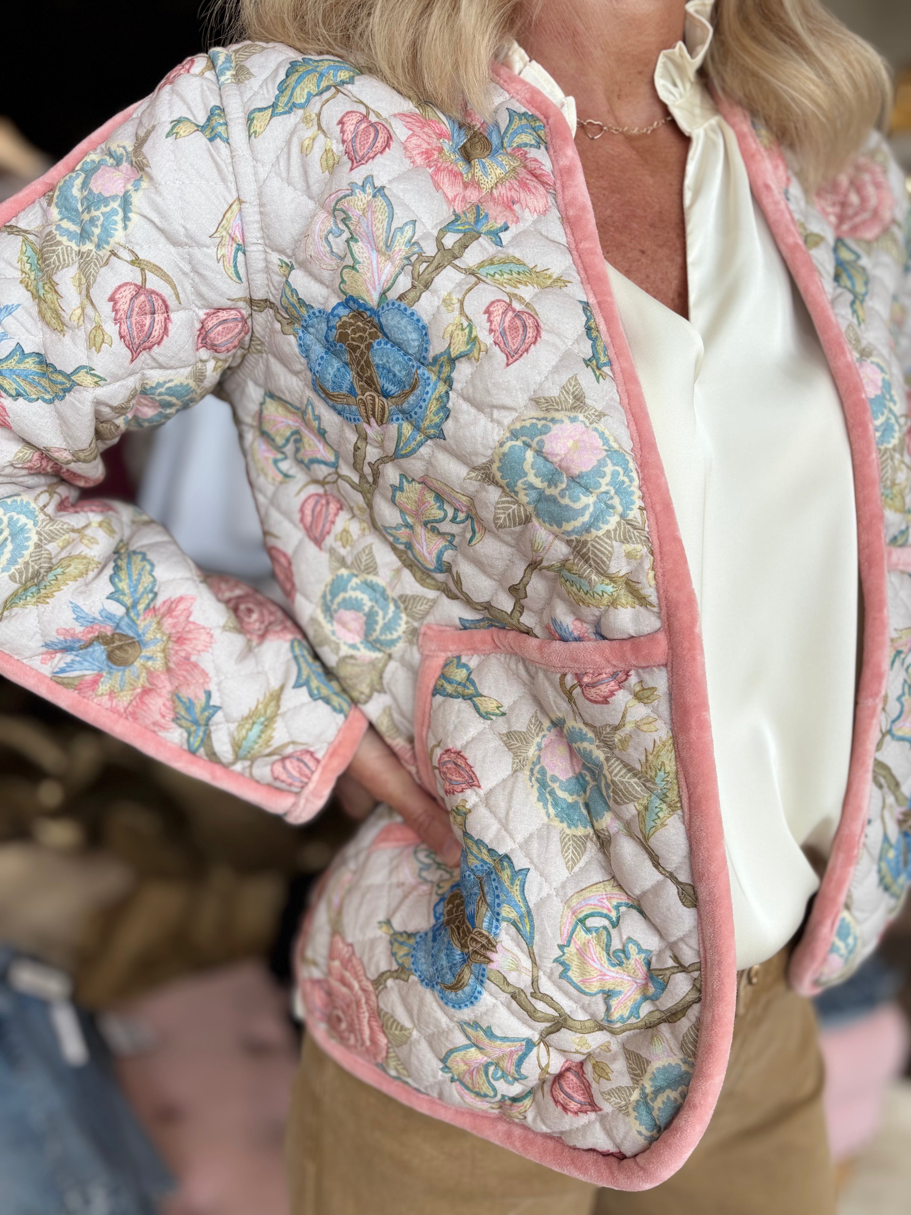 Victoria Dunn Marigold Nola Jacket Blush Bouquet