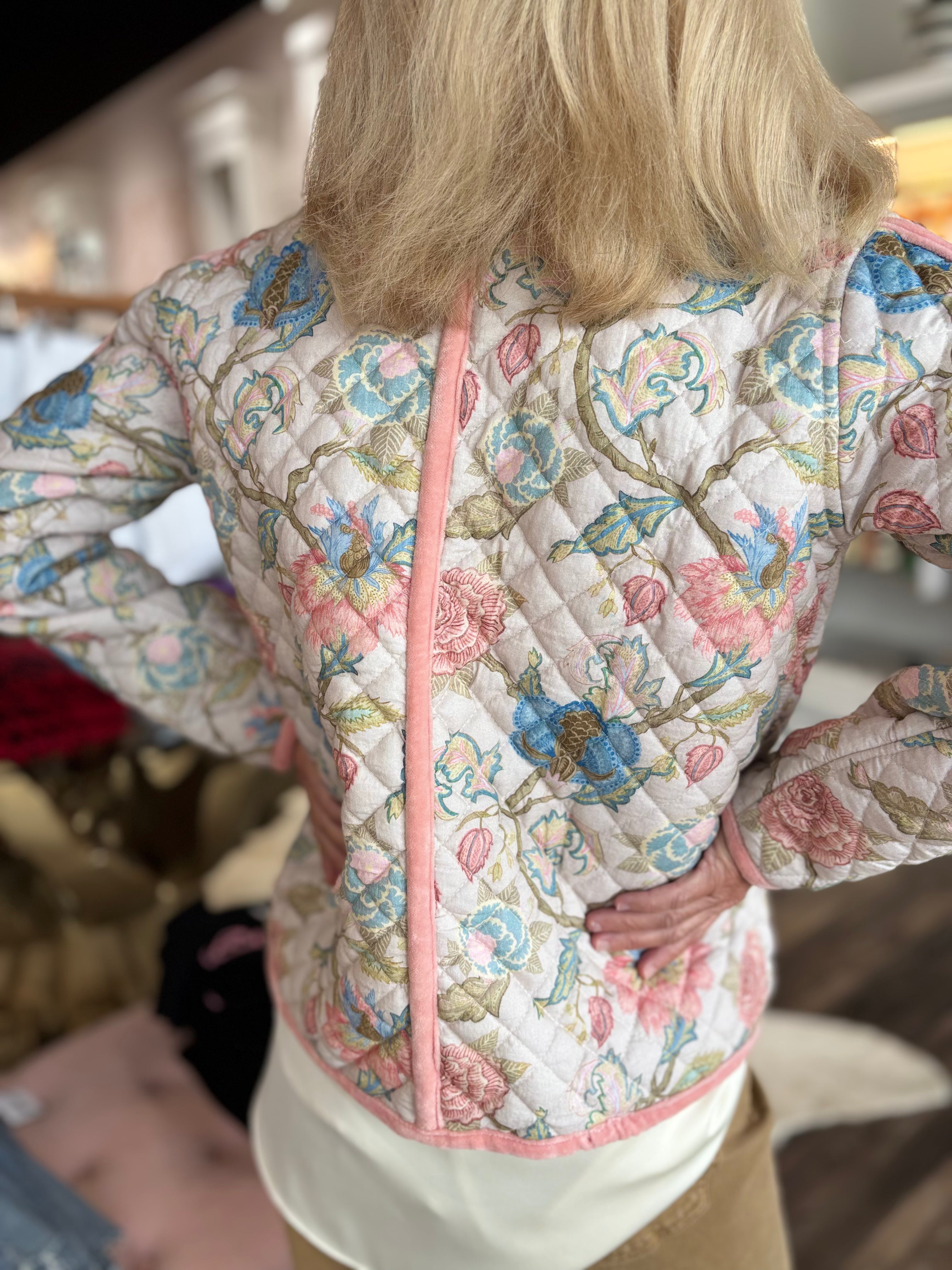 Victoria Dunn Marigold Nola Jacket Blush Bouquet