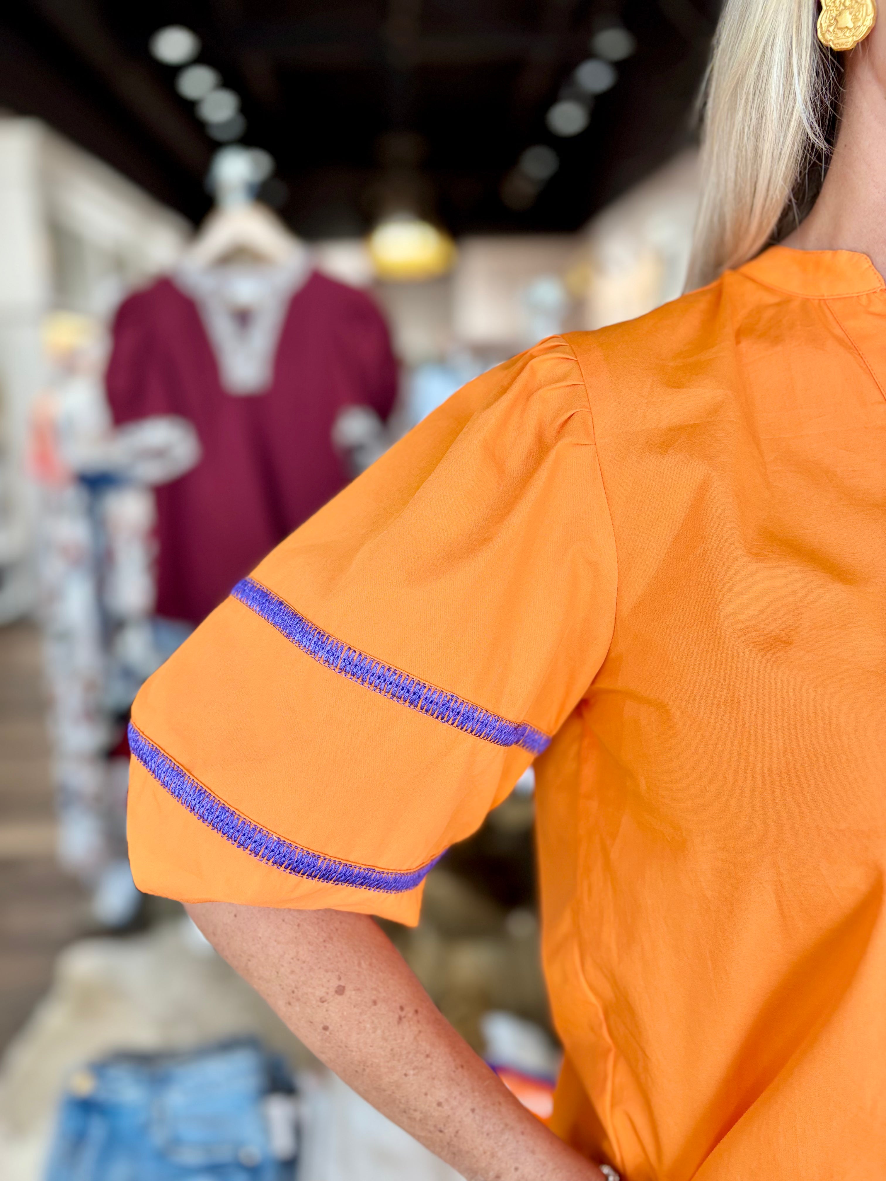 Maude Vivante Noah Top Orange