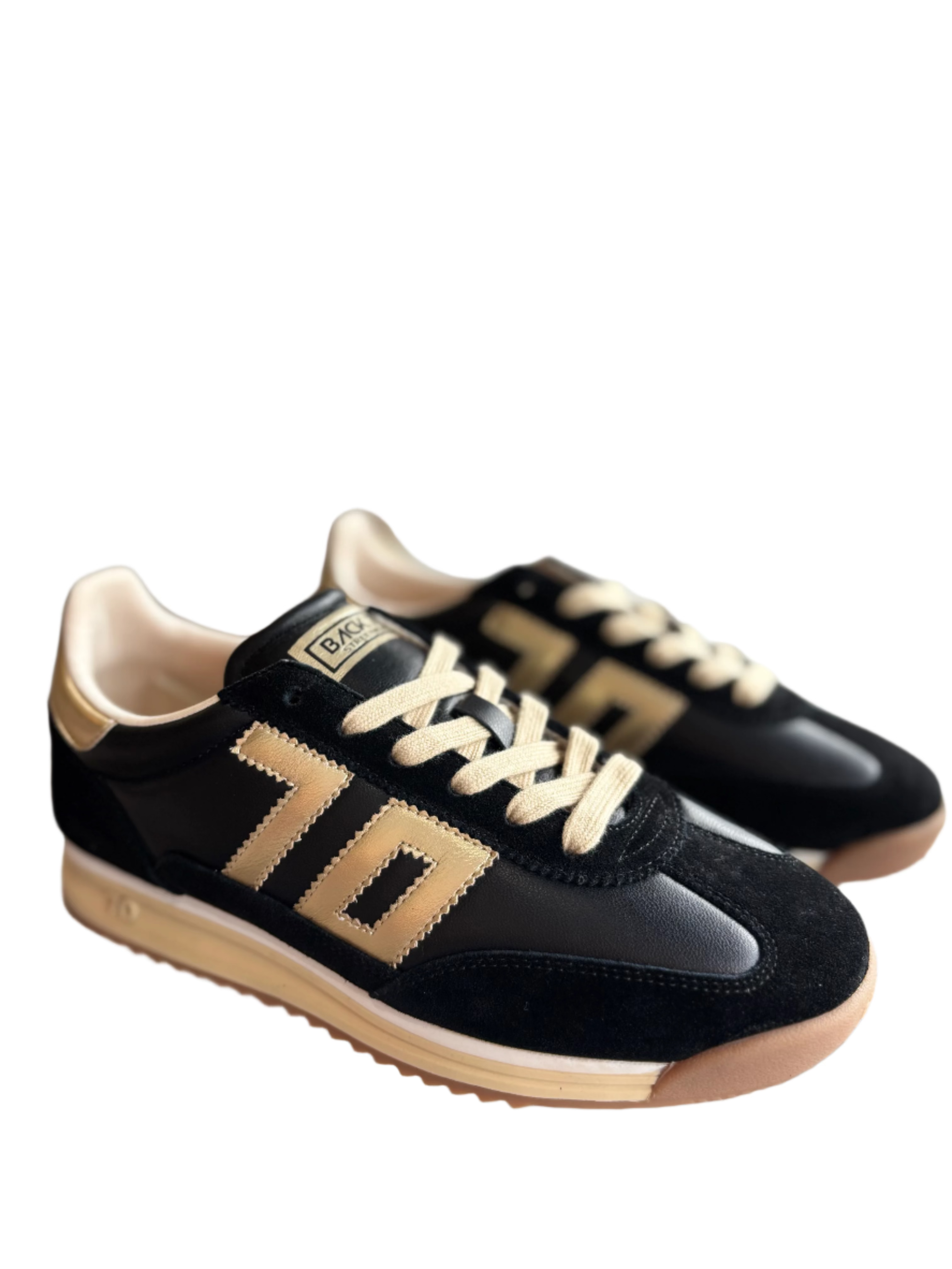 Back 70 JOGGER N in BLACK GOLD Sneakers