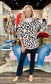 Animal Pattern Jacquard Knit Blouson Sleeve Sweater