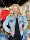 Puff Sleeve Denim Jacket